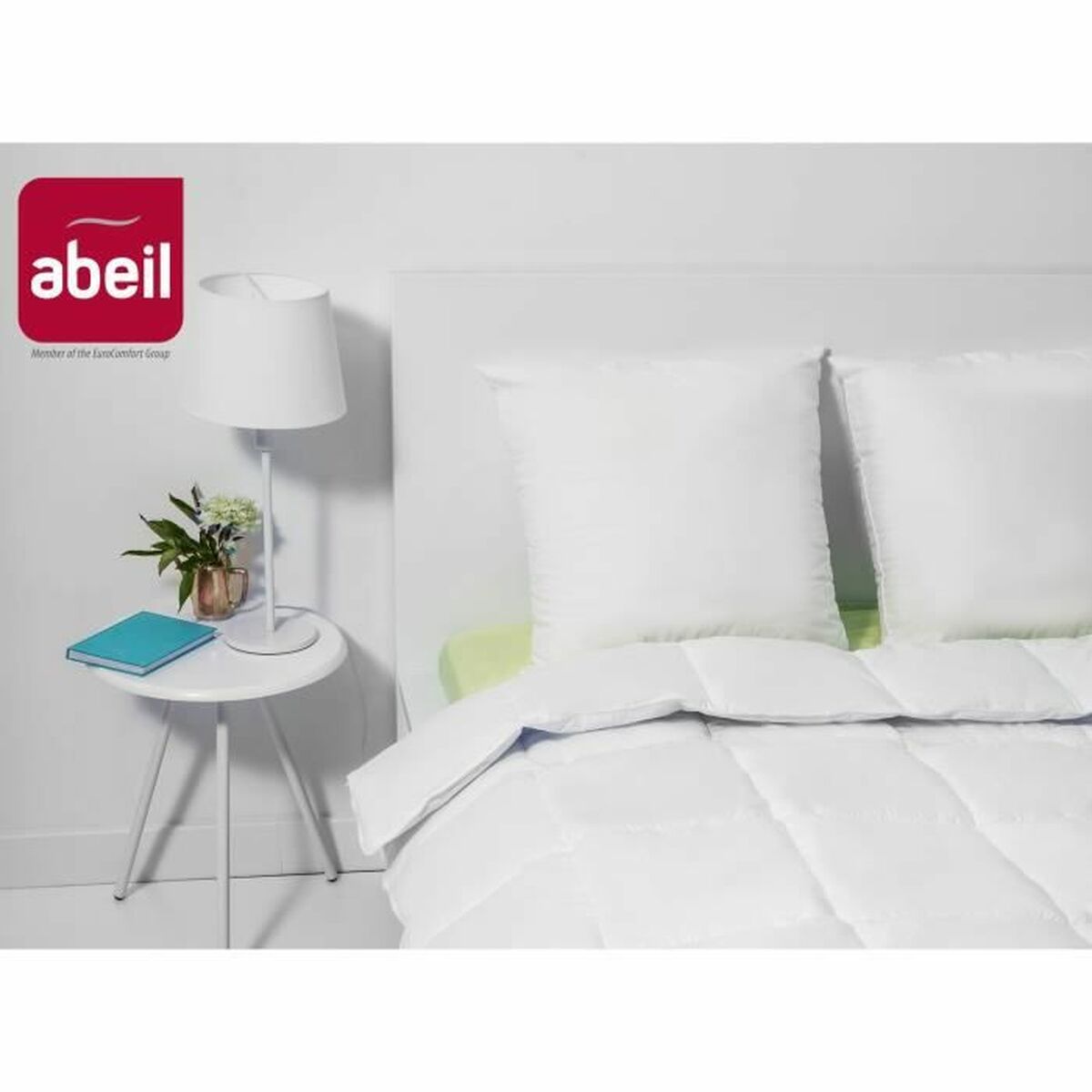 Set med 2 kuddar Abeil Vit 60 x 60 cm (2 antal)